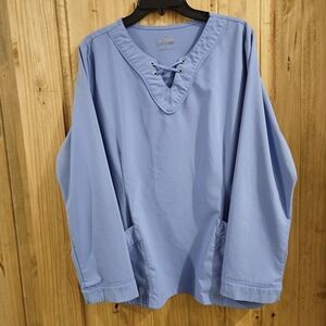 East Stretch Butter Soft Scrub Top. Long Sleeve Women's Top